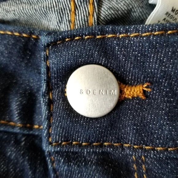H&M &DENIM Skinny Regular Ankle Dark Blue Denim Size 8 - Picture 2 of 9